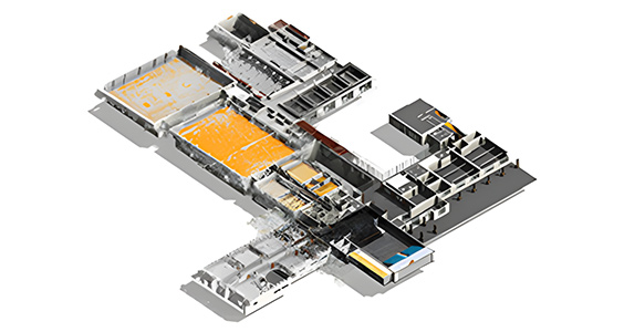 School building Scan to BIM overview